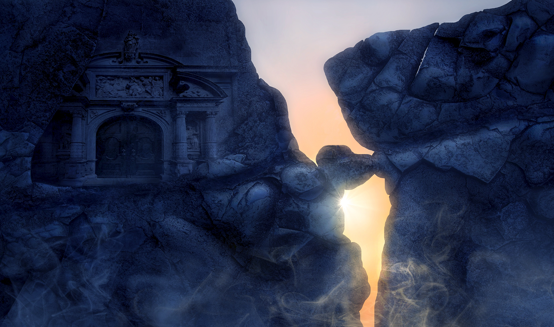 EXT. CLIFFSIDE TEMPLE – DAY