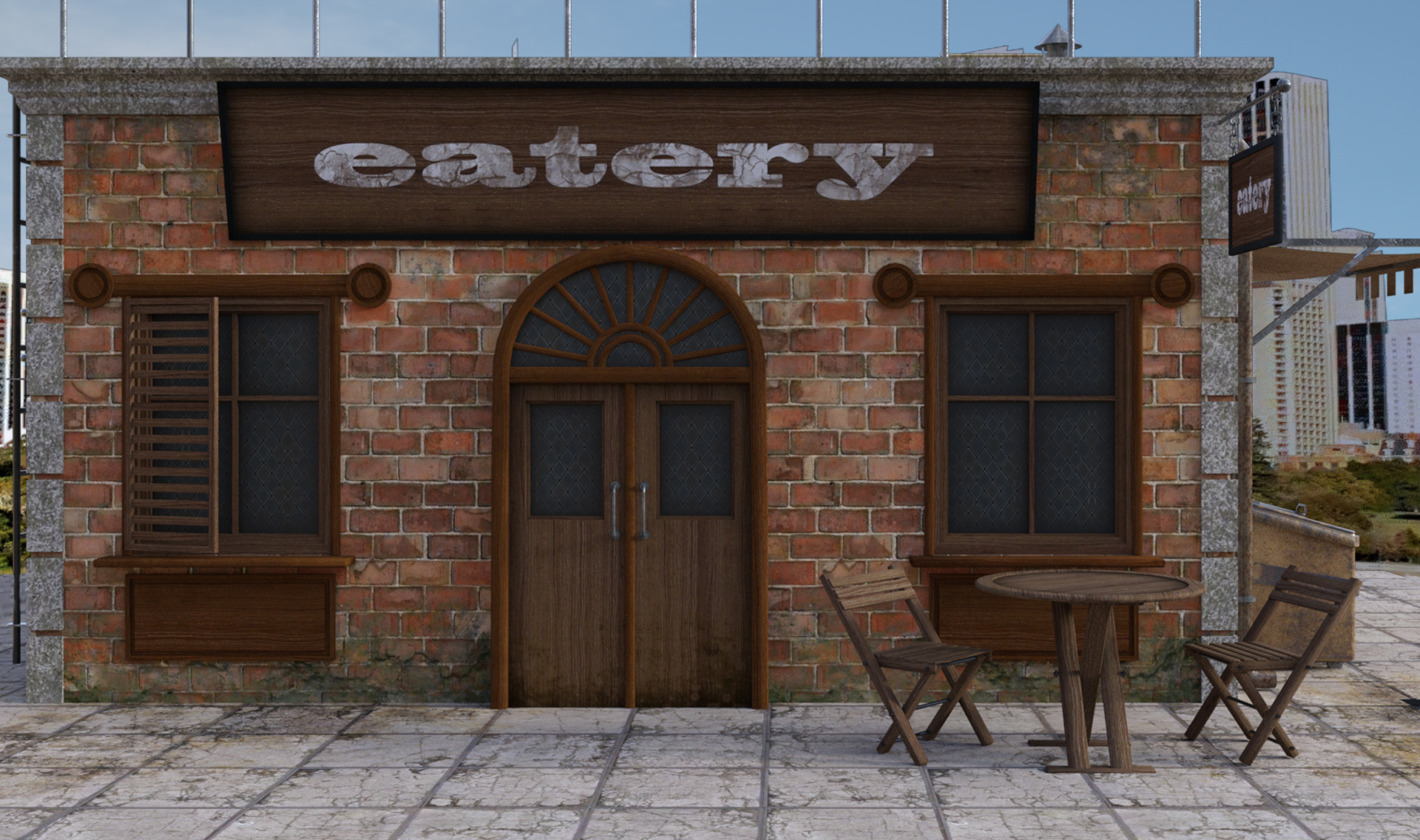 EXT. EATERY – DAY