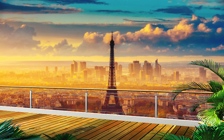EXT. PARIS SKYLINE – DAY