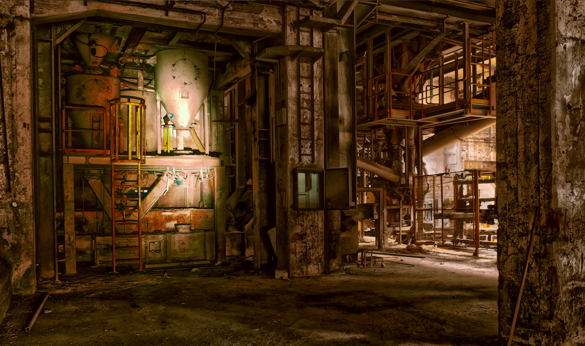 INT. ABANDONED FACTORY 3 – DAY