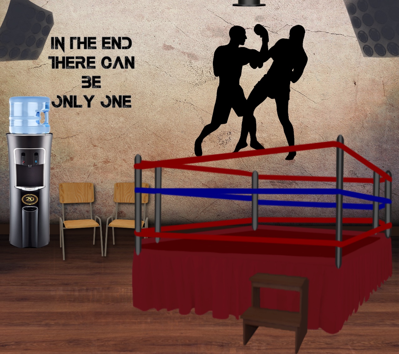 INT. BOXING RING – DAY