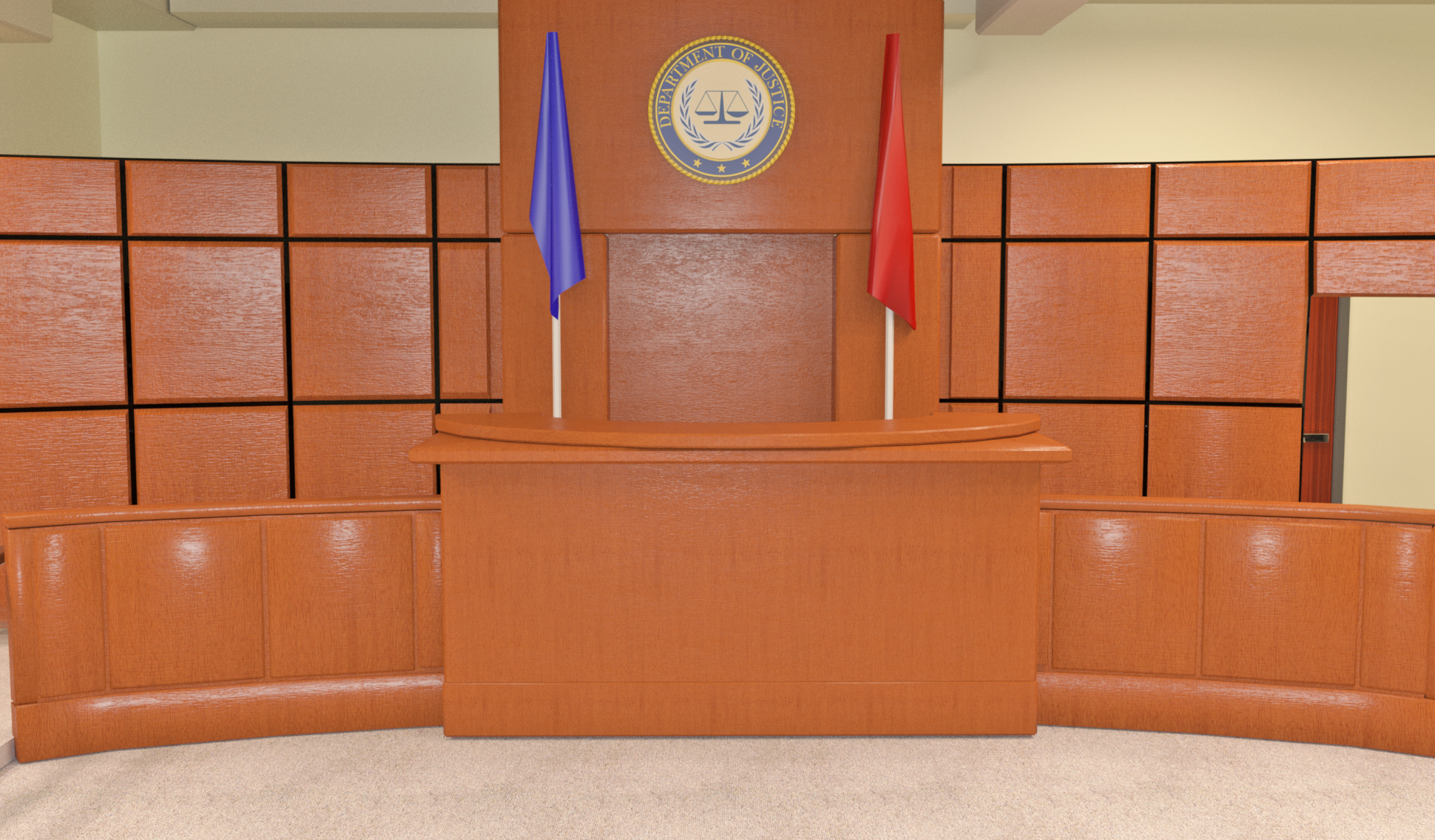 INT. COURTROOM 1 – DAY
