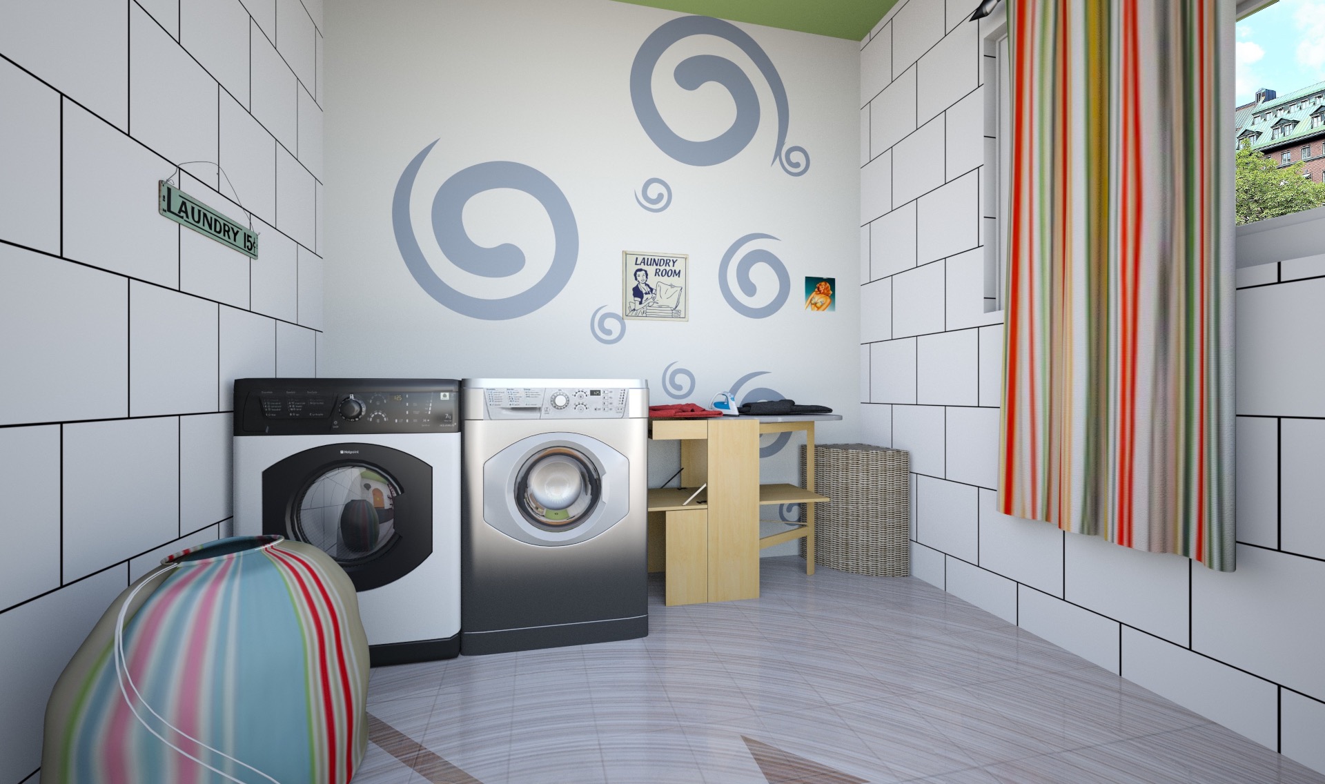 INT. LAUNDRY ROOM – DAY