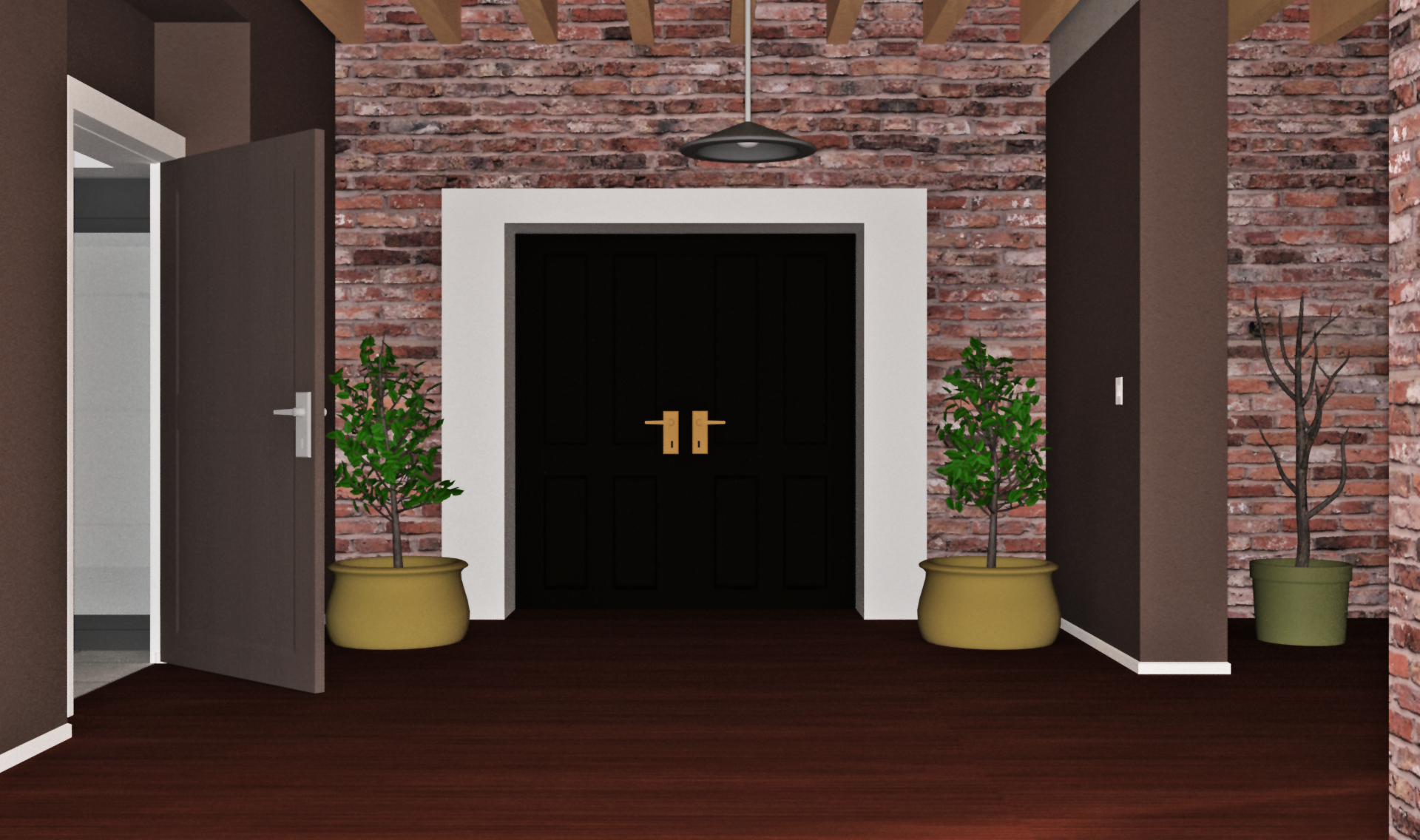 INT. MODERN HOME ENTRANCE 2 – DAY