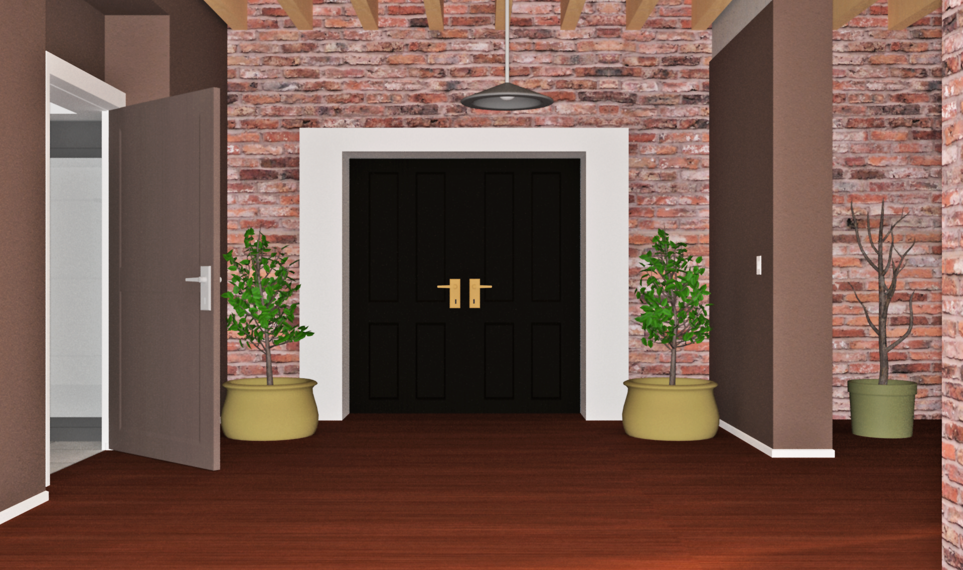 INT. MODERN HOME ENTRANCE 3 – DAY